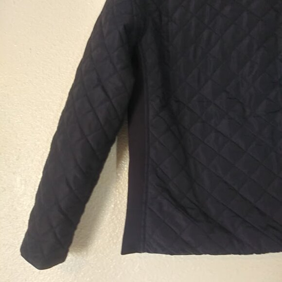 U.S. Polo Assn. women's size M navy blue quilted jacket - Picture 8 of 16